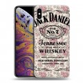 Дизайнерский силиконовый чехол для Iphone Xs Max Jack Daniels