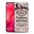 Дизайнерский пластиковый чехол для Huawei Nova 4 Jack Daniels