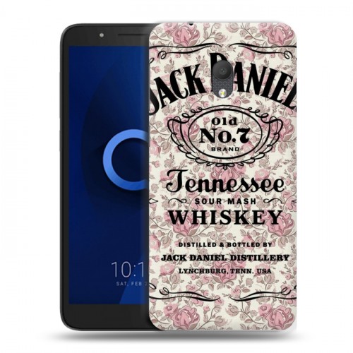 Дизайнерский пластиковый чехол для Alcatel 1C (2019) Jack Daniels
