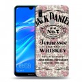 Дизайнерский пластиковый чехол для Huawei Y6 (2019) Jack Daniels