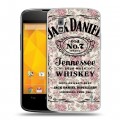 Дизайнерский пластиковый чехол для LG Google Nexus 4 Jack Daniels