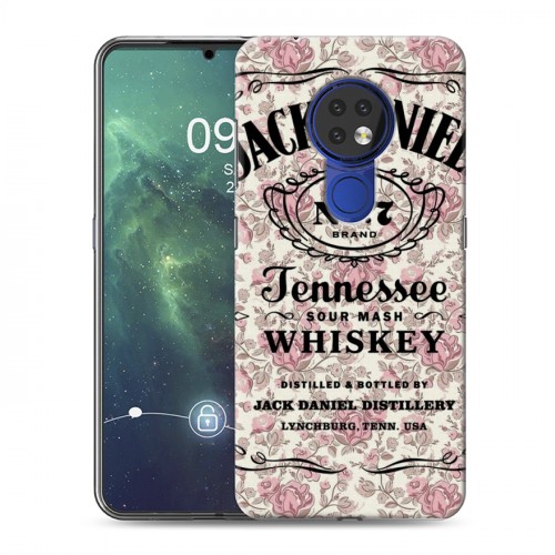 Дизайнерский силиконовый чехол для Nokia 6.2 Jack Daniels