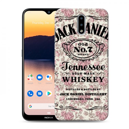 Дизайнерский пластиковый чехол для Nokia 2.3 Jack Daniels