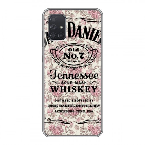 Дизайнерский силиконовый чехол для Samsung Galaxy A71 Jack Daniels