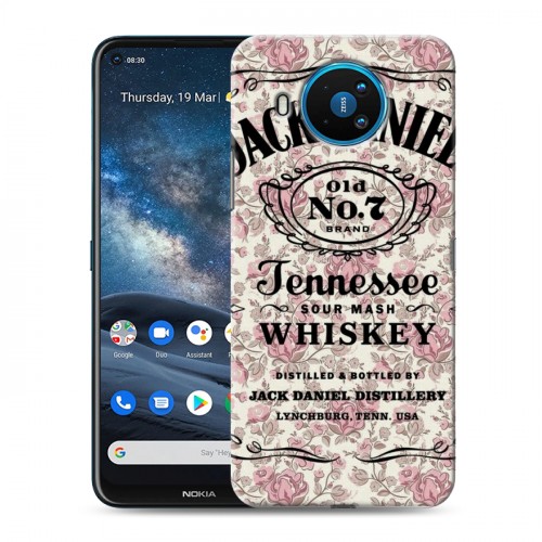 Дизайнерский силиконовый чехол для Nokia 8.3 Jack Daniels