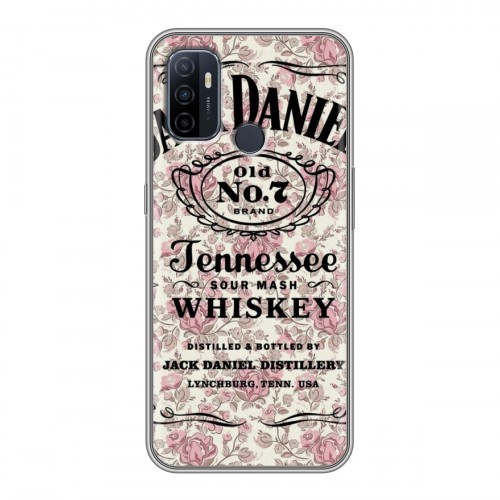 Дизайнерский силиконовый чехол для OPPO A53 Jack Daniels