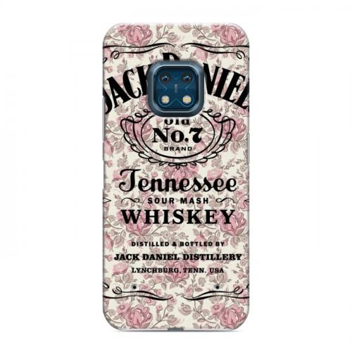 Дизайнерский силиконовый с усиленными углами чехол для Nokia XR20 Jack Daniels