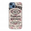 Дизайнерский силиконовый чехол для Iphone 13 Jack Daniels