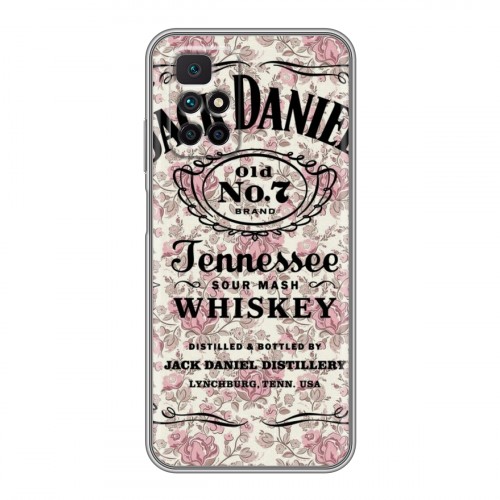 Дизайнерский пластиковый чехол для Xiaomi Redmi 10 Jack Daniels