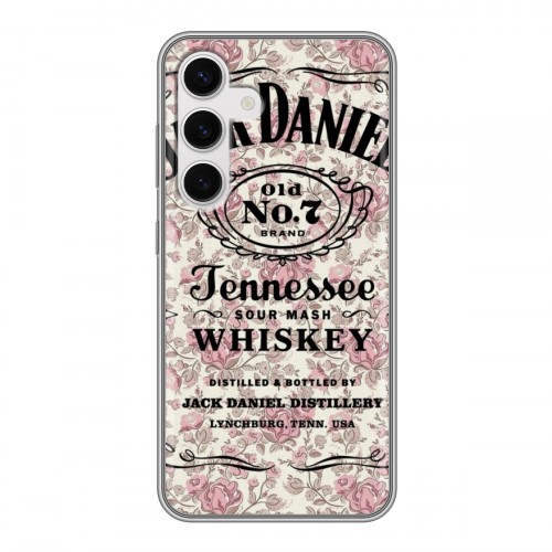 Дизайнерский силиконовый чехол для Samsung Galaxy S24 Jack Daniels