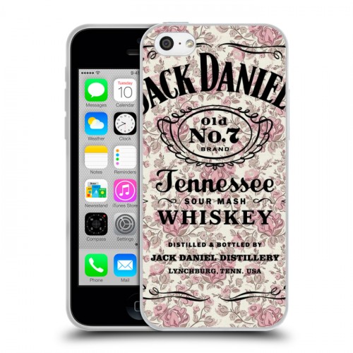 Дизайнерский пластиковый чехол для Iphone 5c Jack Daniels