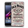 Дизайнерский силиконовый чехол для Sony Xperia E1 Jack Daniels