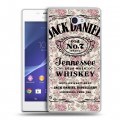 Дизайнерский пластиковый чехол для Sony Xperia M2 dual Jack Daniels