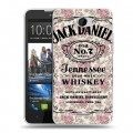 Дизайнерский пластиковый чехол для HTC Desire 516 Jack Daniels