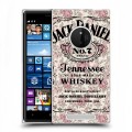 Дизайнерский пластиковый чехол для Nokia Lumia 830 Jack Daniels