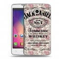 Дизайнерский пластиковый чехол для LG L60 Jack Daniels