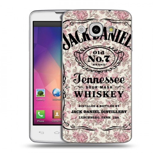 Дизайнерский пластиковый чехол для LG L60 Jack Daniels