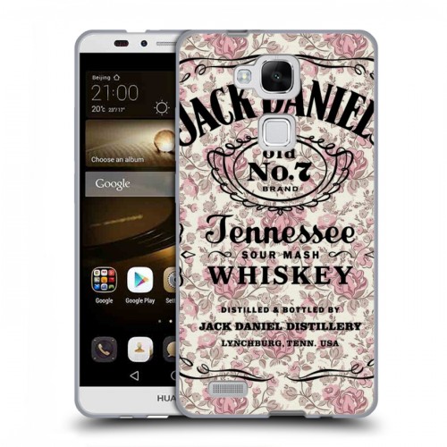 Дизайнерский пластиковый чехол для Huawei Ascend Mate 7 Jack Daniels