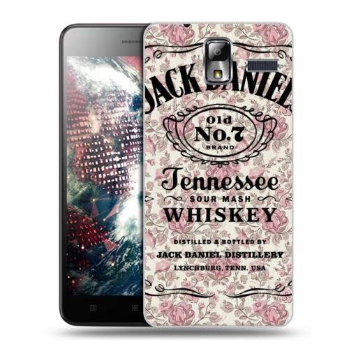 Дизайнерский силиконовый чехол для Lenovo S580 Ideaphone Jack Daniels