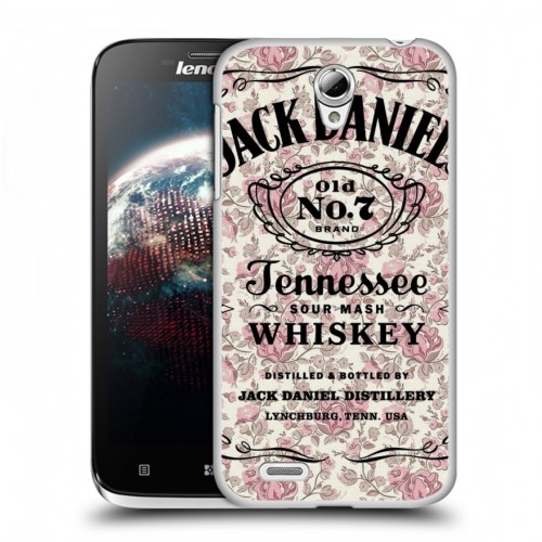 Дизайнерский пластиковый чехол для Lenovo A859 Ideaphone Jack Daniels