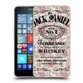 Дизайнерский пластиковый чехол для Microsoft Lumia 640 Jack Daniels