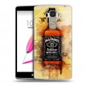 Дизайнерский силиконовый чехол для LG G4 Stylus Jack Daniels