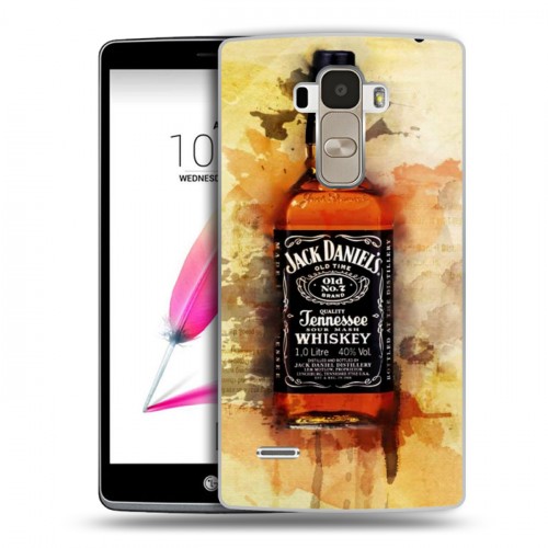 Дизайнерский силиконовый чехол для LG G4 Stylus Jack Daniels