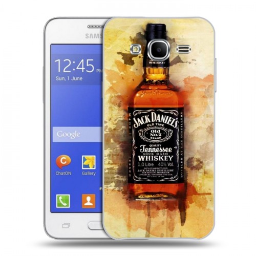Дизайнерский силиконовый чехол для Samsung Galaxy J7 Jack Daniels