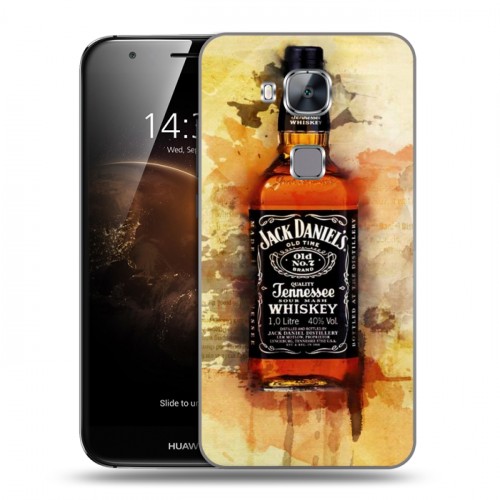 Дизайнерский пластиковый чехол для Huawei G8 Jack Daniels