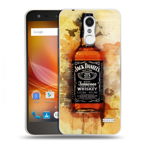 Дизайнерский пластиковый чехол для ZTE Blade X5 Jack Daniels