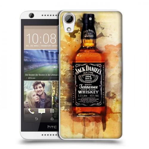 Дизайнерский силиконовый чехол для HTC Desire 626 Jack Daniels