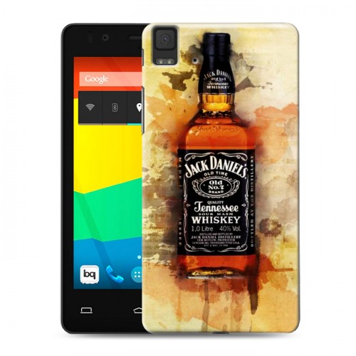 Дизайнерский силиконовый чехол для BQ Aquaris E4.5 Jack Daniels