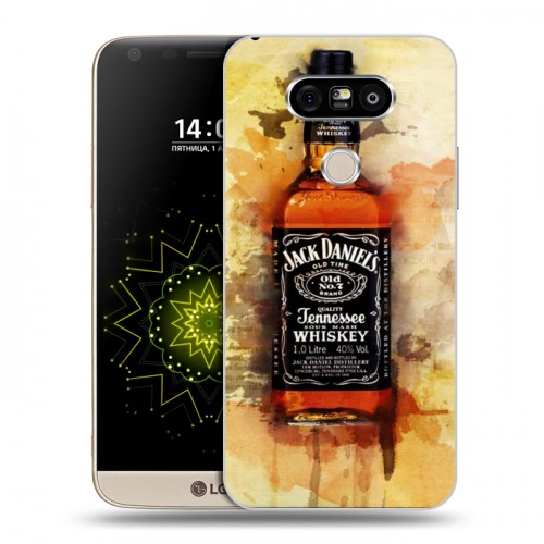 Дизайнерский пластиковый чехол для LG G5 Jack Daniels