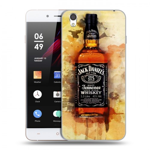 Дизайнерский пластиковый чехол для OnePlus X Jack Daniels