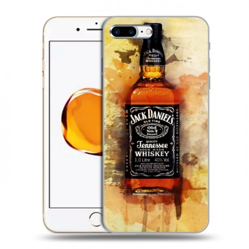 Дизайнерский пластиковый чехол для Iphone 7 Plus / 8 Plus Jack Daniels