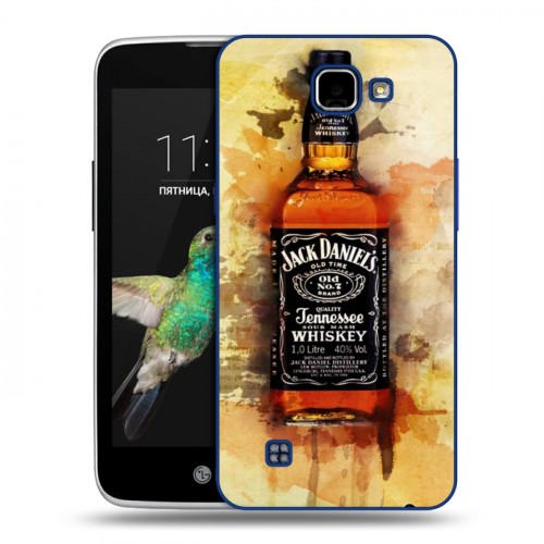 Дизайнерский пластиковый чехол для LG K4 Jack Daniels