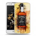 Дизайнерский пластиковый чехол для LG K8 Jack Daniels