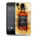 Дизайнерский пластиковый чехол для HTC Desire 825 Jack Daniels