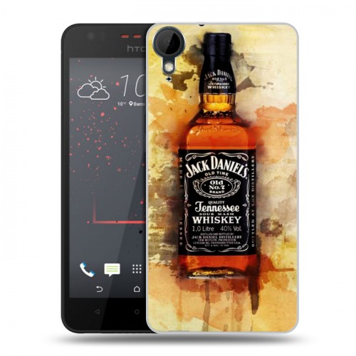 Дизайнерский пластиковый чехол для HTC Desire 825 Jack Daniels