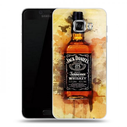 Дизайнерский пластиковый чехол для Samsung Galaxy C5 Jack Daniels