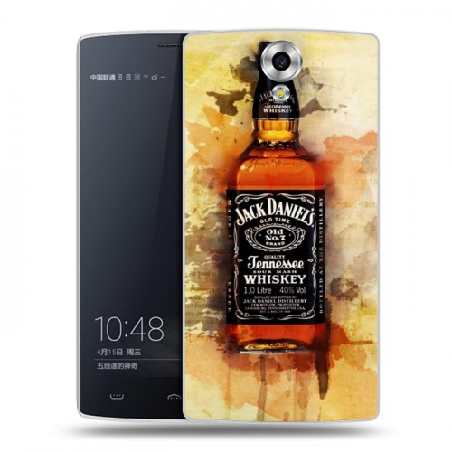 Дизайнерский силиконовый чехол для Homtom HT7 Jack Daniels