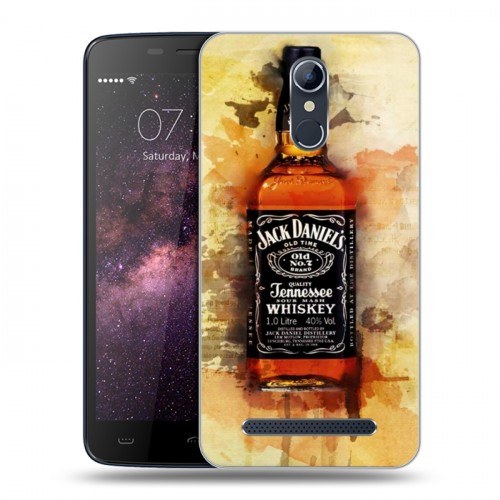 Дизайнерский силиконовый чехол для Homtom HT17 Jack Daniels