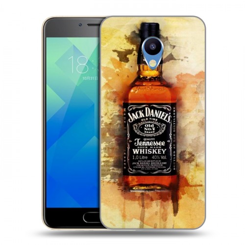 Дизайнерский пластиковый чехол для Meizu M5 Jack Daniels