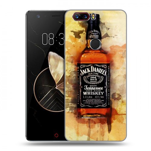 Дизайнерский пластиковый чехол для ZTE Nubia Z17 Jack Daniels