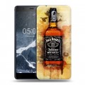 Дизайнерский силиконовый чехол для Nokia 3.1 Jack Daniels