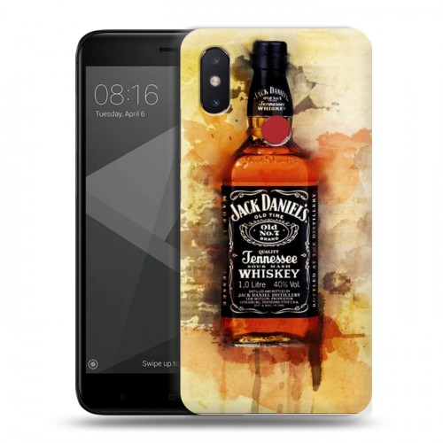 Дизайнерский силиконовый чехол для Xiaomi Mi8 SE Jack Daniels