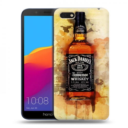 Дизайнерский пластиковый чехол для Huawei Honor 7A Jack Daniels