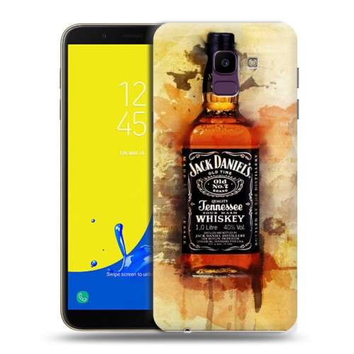 Дизайнерский пластиковый чехол для Samsung Galaxy J6 Jack Daniels