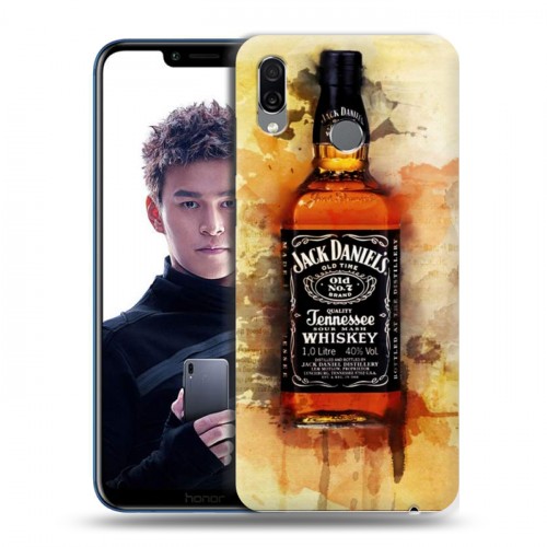 Дизайнерский пластиковый чехол для Huawei Honor Play Jack Daniels