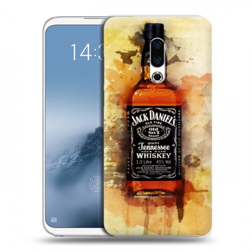 Дизайнерский пластиковый чехол для Meizu 16th Plus Jack Daniels